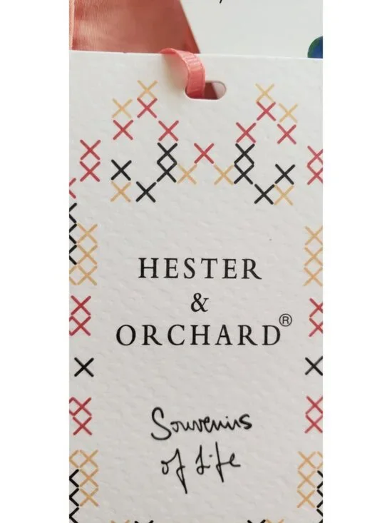 NWT HESTER & ORCHARD EMBROIDERED FLORAL BUTTON DOWN TOP BLOUSE MANDARIN LARGE - Picture 9 of 11